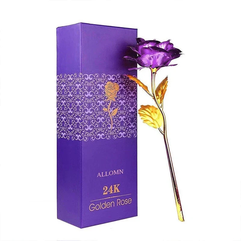 24K Gold Rose - A Timeless Gift of Love