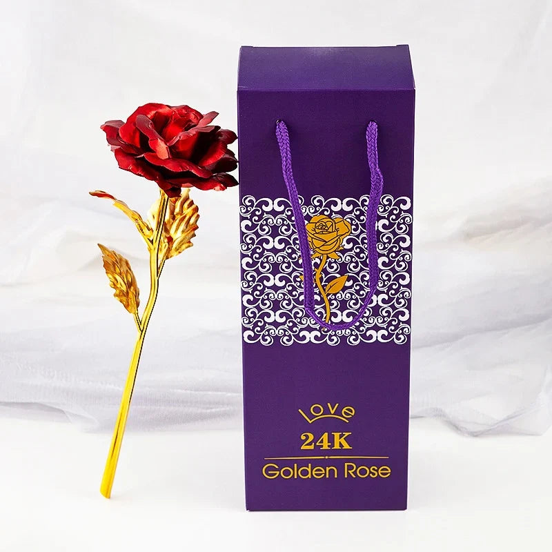 24K Gold Rose - A Timeless Gift of Love