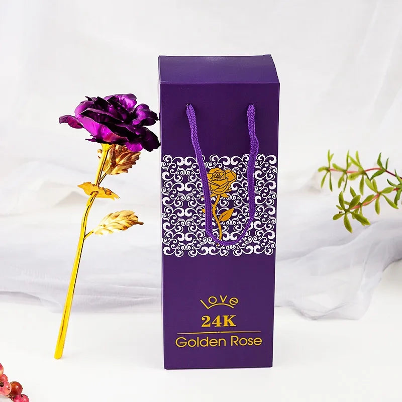 24K Gold Rose - A Timeless Gift of Love
